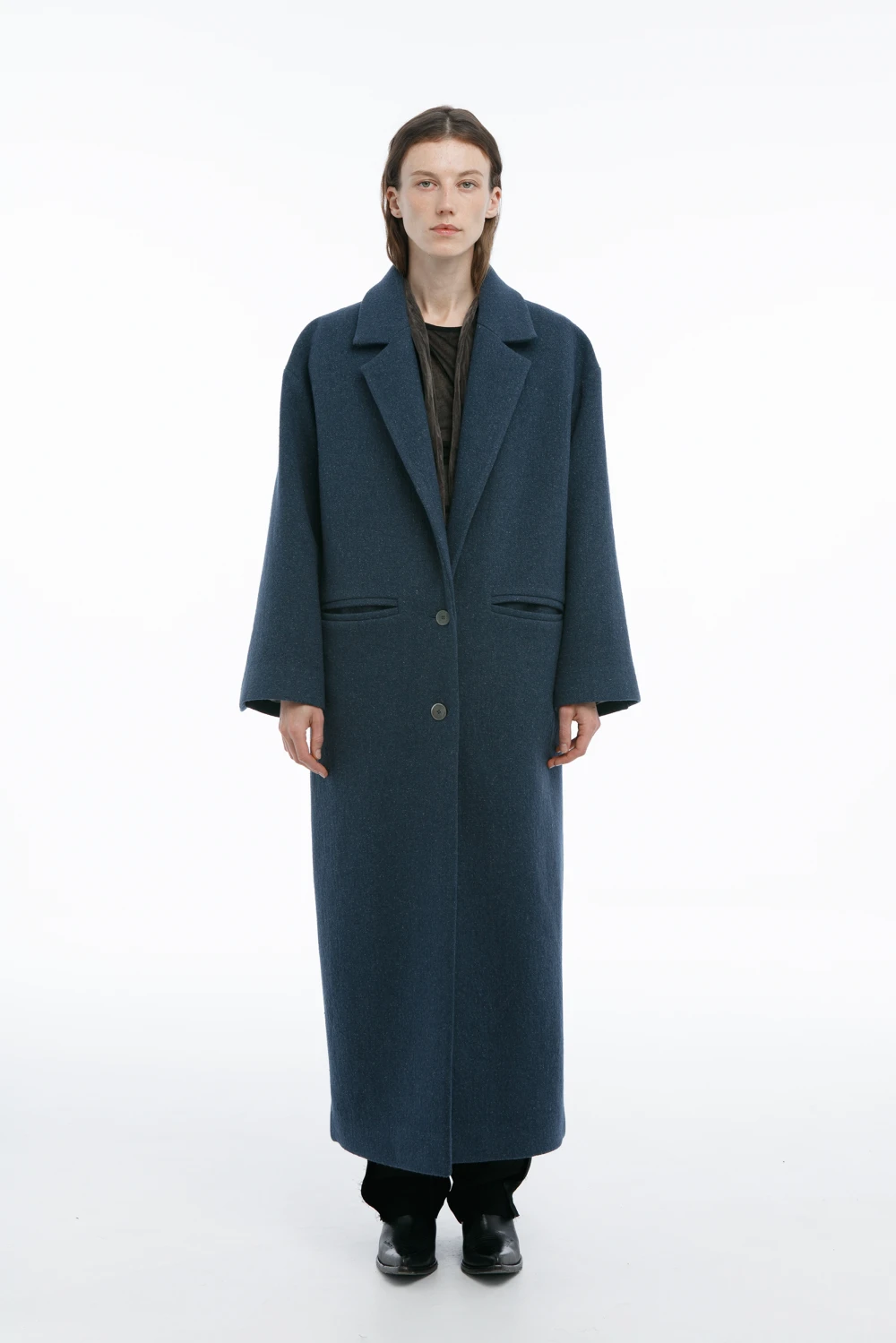 Пальто Rowan ( Цвет Морская волна )