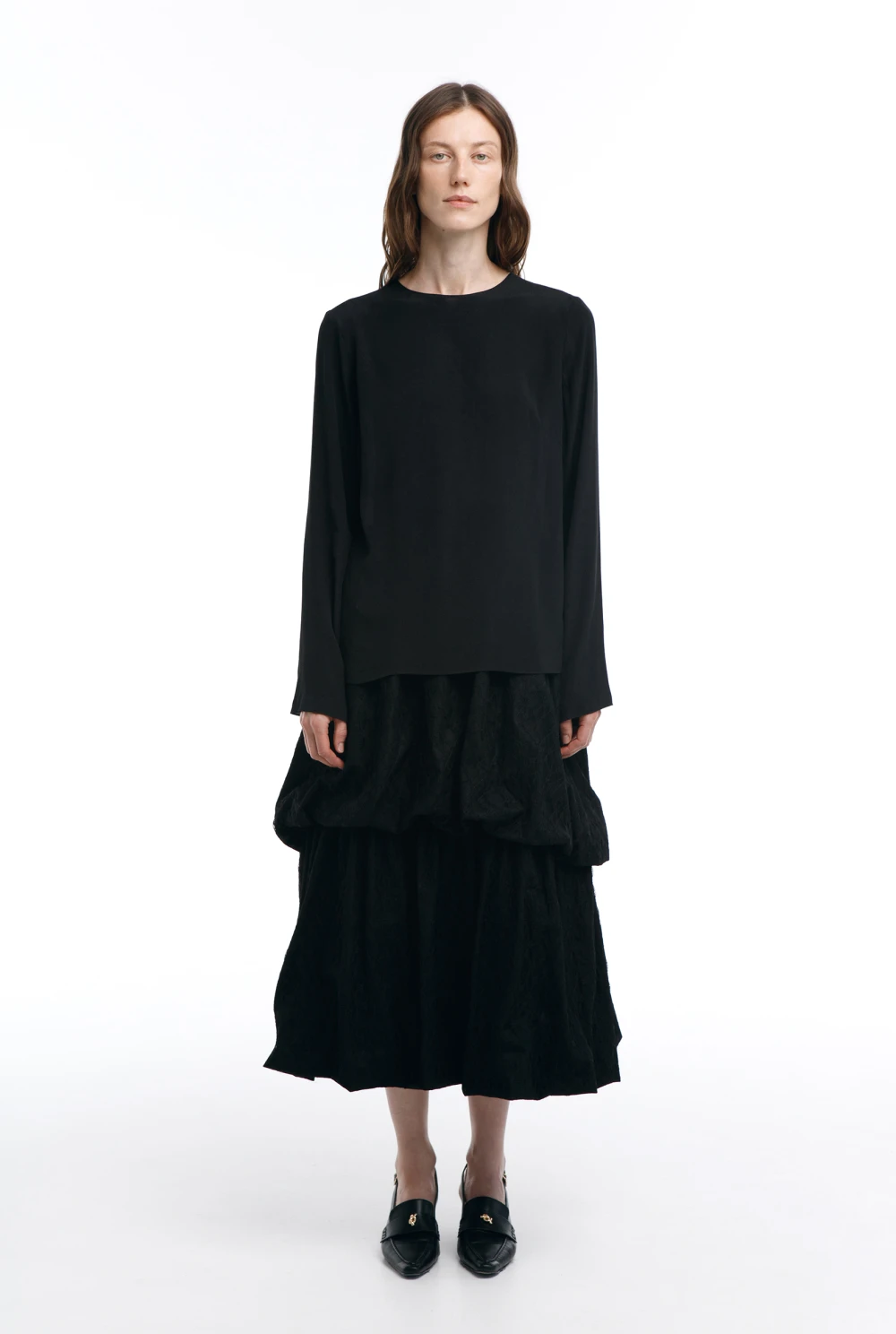 Блузка Simple ( Цвет Чёрный )