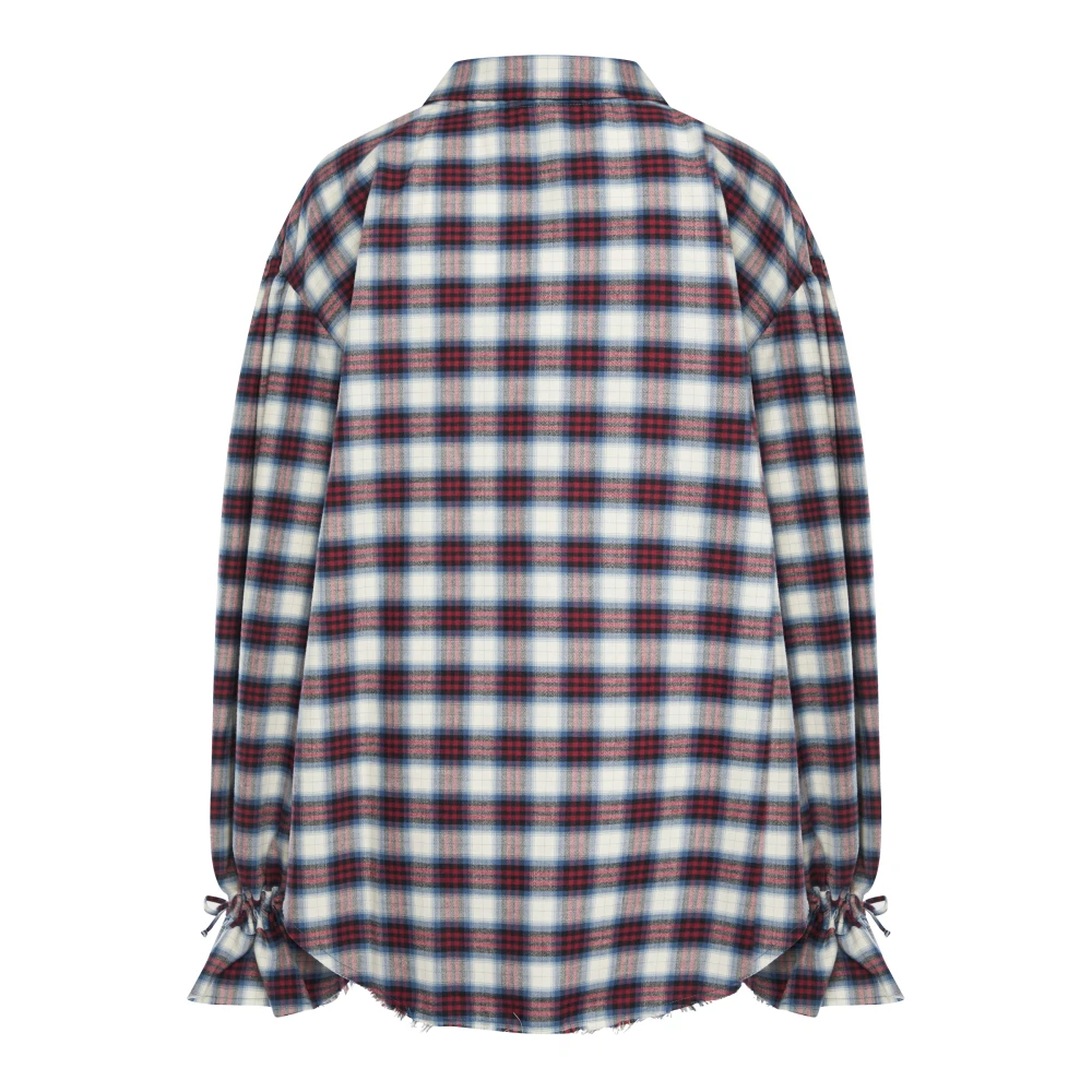 Блузка TGIF (Цвет Сине-красная клетка, Размер 44/S)