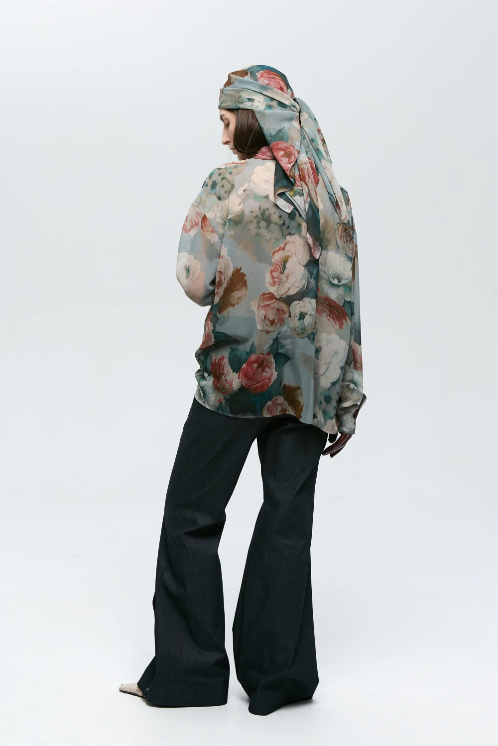 Рубашка VAL ( Цвет Винтажные розы )