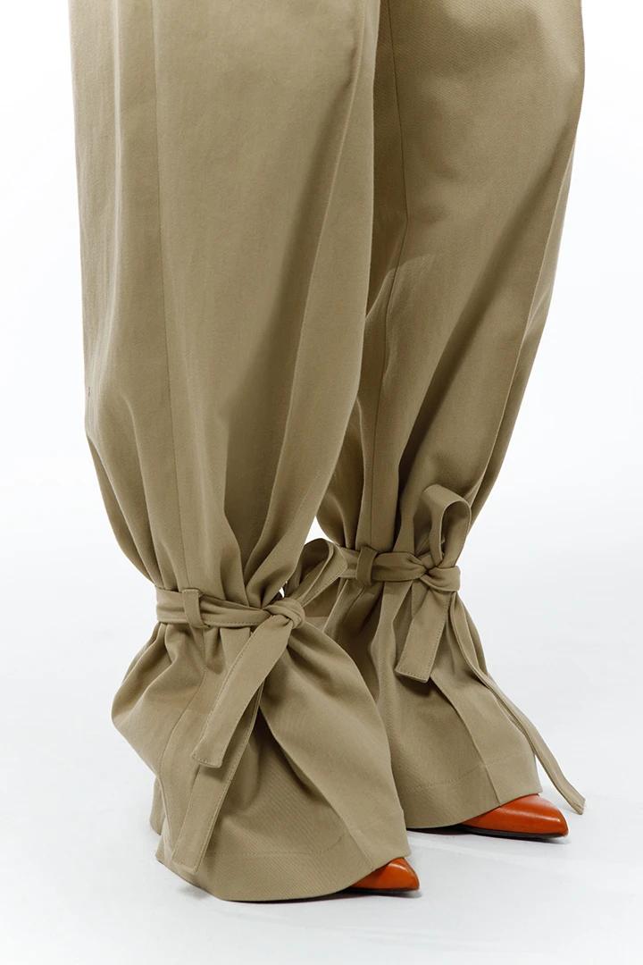 Брюки La Cote Basc (Цвет Бежевый, Размер 44/S, Состав 97% хлопок, 3% эластан)