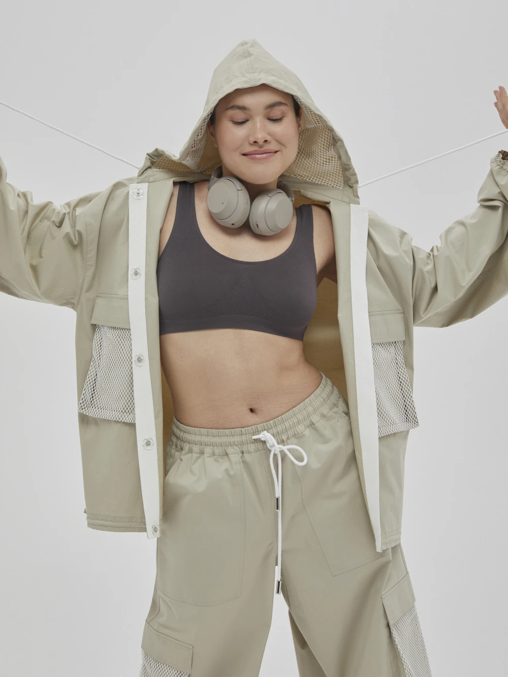 Брюки Inci (Цвет Бежевый, Размер S, Состав 98% хлопок, 2% эластан)