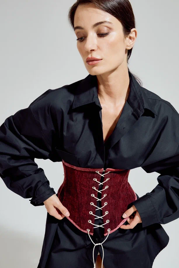 Корсет Catherine ( Цвет Бордовый )