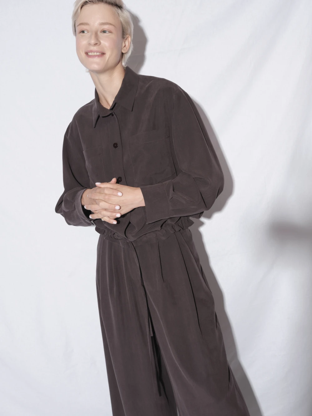 Костюм Luna (Цвет Бордовый, Размер S, Состав 100% шёлк)