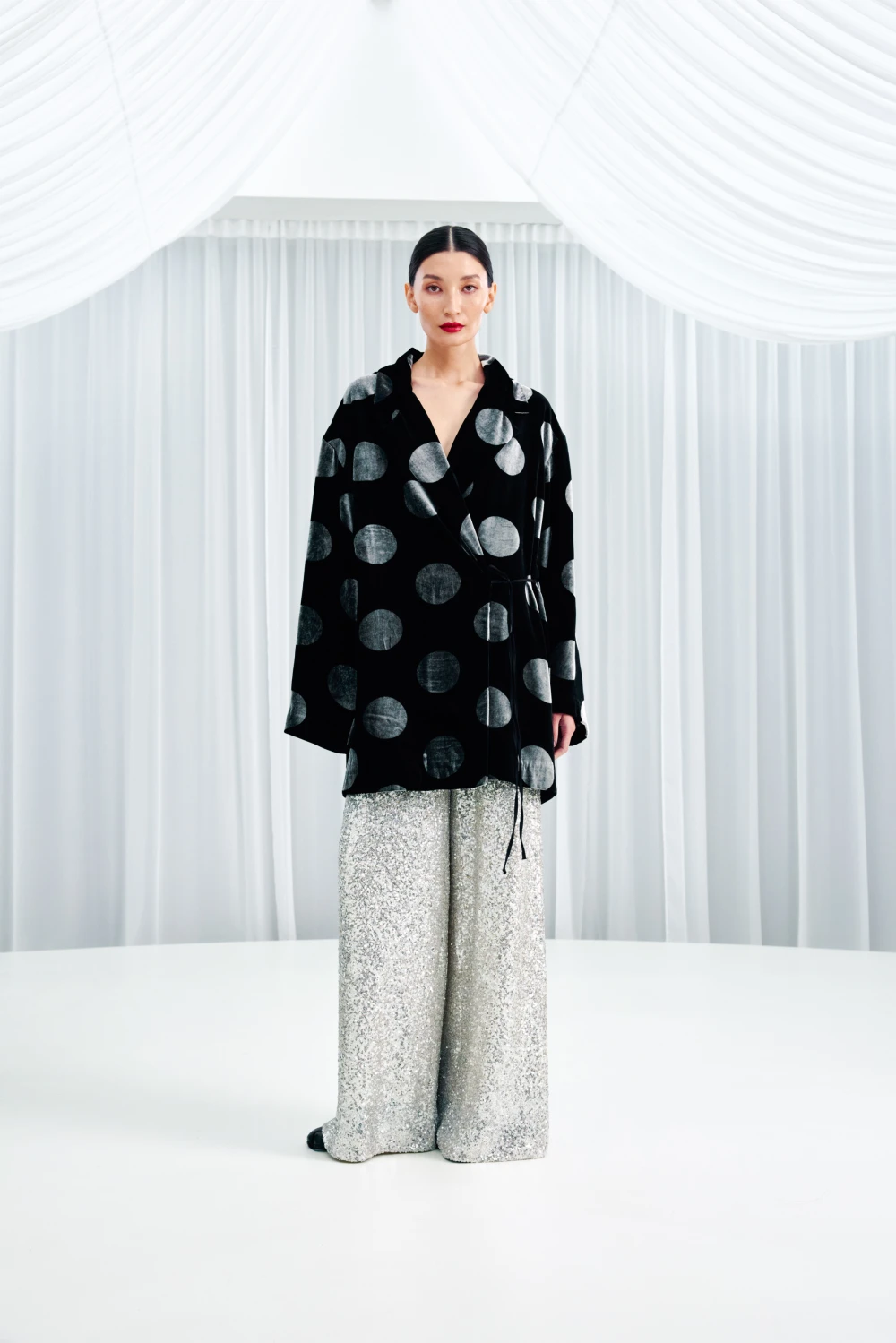 Жакет Untitled 2 ( Цвет Чёрный с серебром )