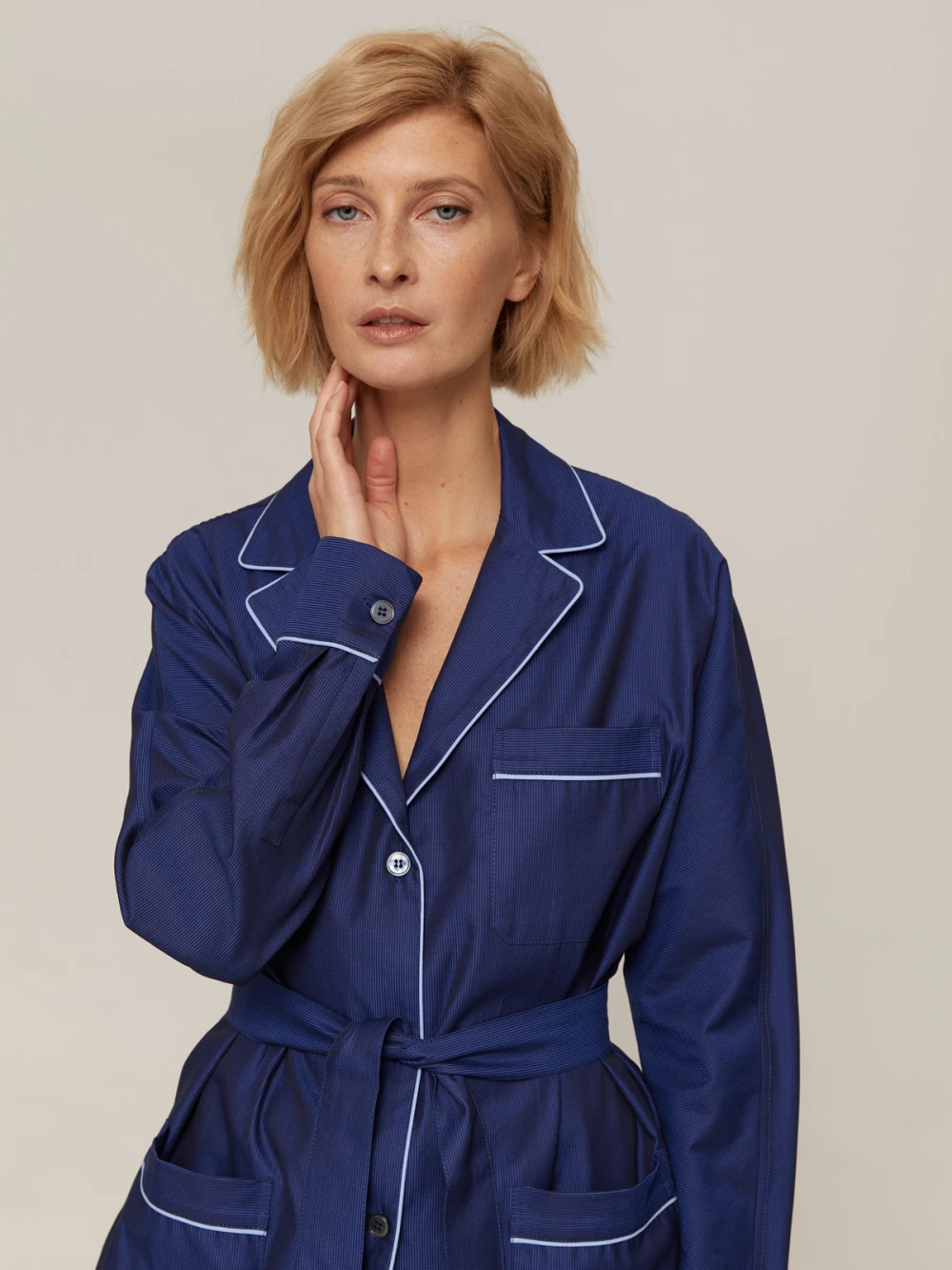 Костюм Aysha (Цвет Синий, Размер S, Состав 100% хлопок)