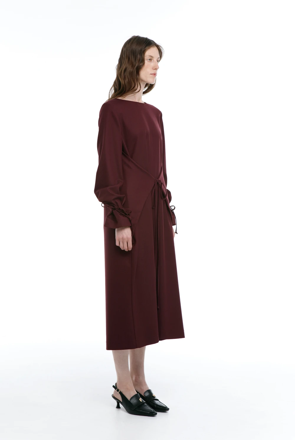 Платье Time Keeper (Цвет Бордовый, Размер 44/S, Состав 68% Полиэстер, 30% Вискоза, 2% Эластан)