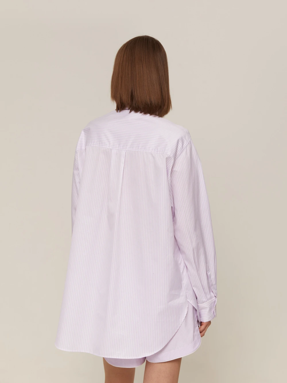 Костюм Atra (Цвет Сиреневый в белую полоску/сиреневый в полоску, Размер S, Состав 100% хлопок)