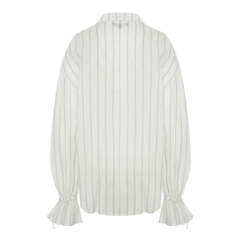 Блузка TGIF (Цвет Белый в голубую полоску, Размер 44/S)