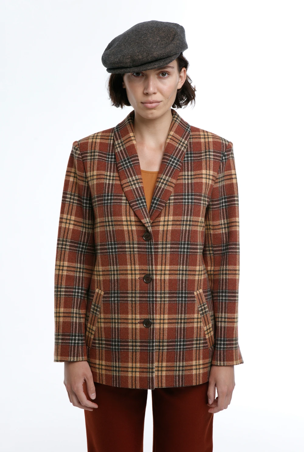 Жакет Forever (Цвет Терракот, Размер 44/S, Состав 80% шерсть, 20% полиэстер)