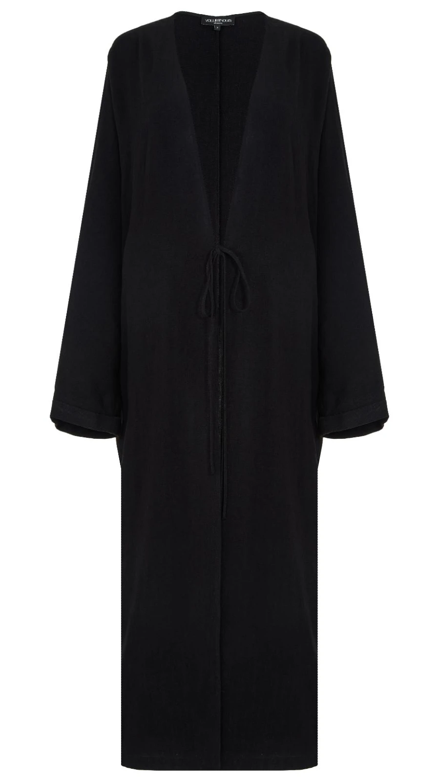 Накидка Linen ( Цвет Чёрный )