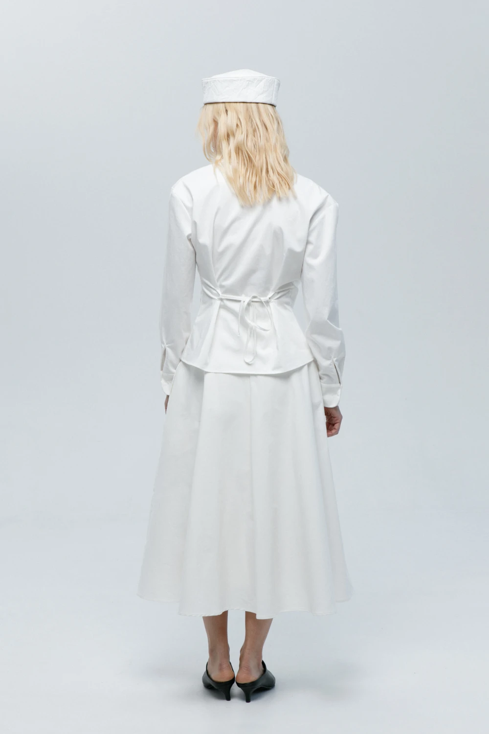 Блузка Base (Цвет Белый, Размер 44/S, Состав 65% Хлопок, 30% Полиэстер, 5% Эластан)