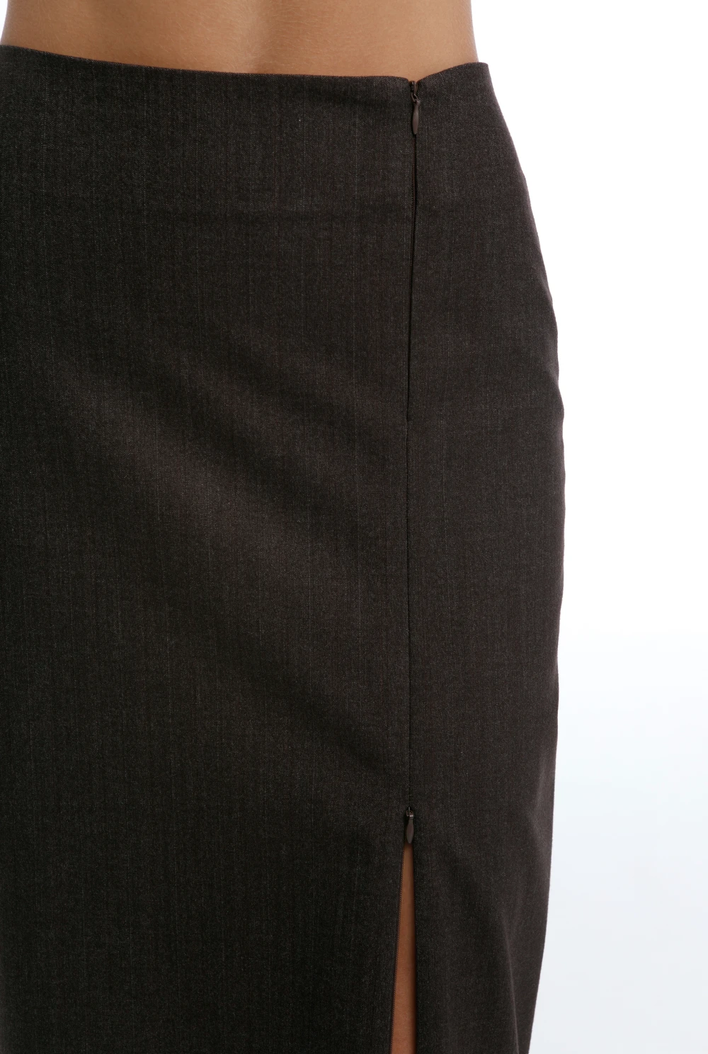 Юбка Noble (Цвет Коричневый, Размер 44/S, Состав 67% Полиэстер, 29% Вискоза, 4% Эластан)