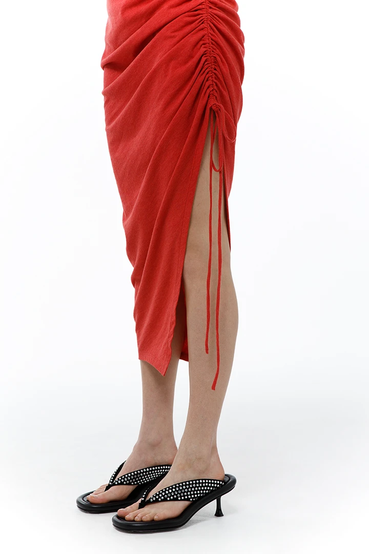 Платье Always Late (Цвет Коралл, Размер 44/S, Состав 100%  хлопок)