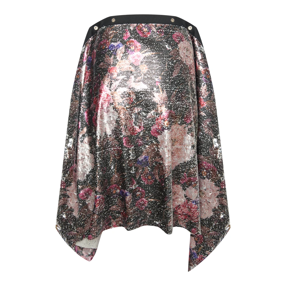 Юбка Winter Garden ( Цвет Чёрный с цветами )