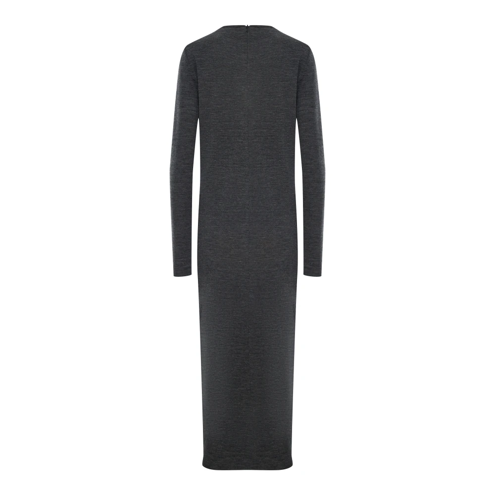 Платье Nubia (Цвет Тёмно-серый меланж/чёрный, Размер S, Состав 80% шерсть, 17% кашемир, 3% эластан)