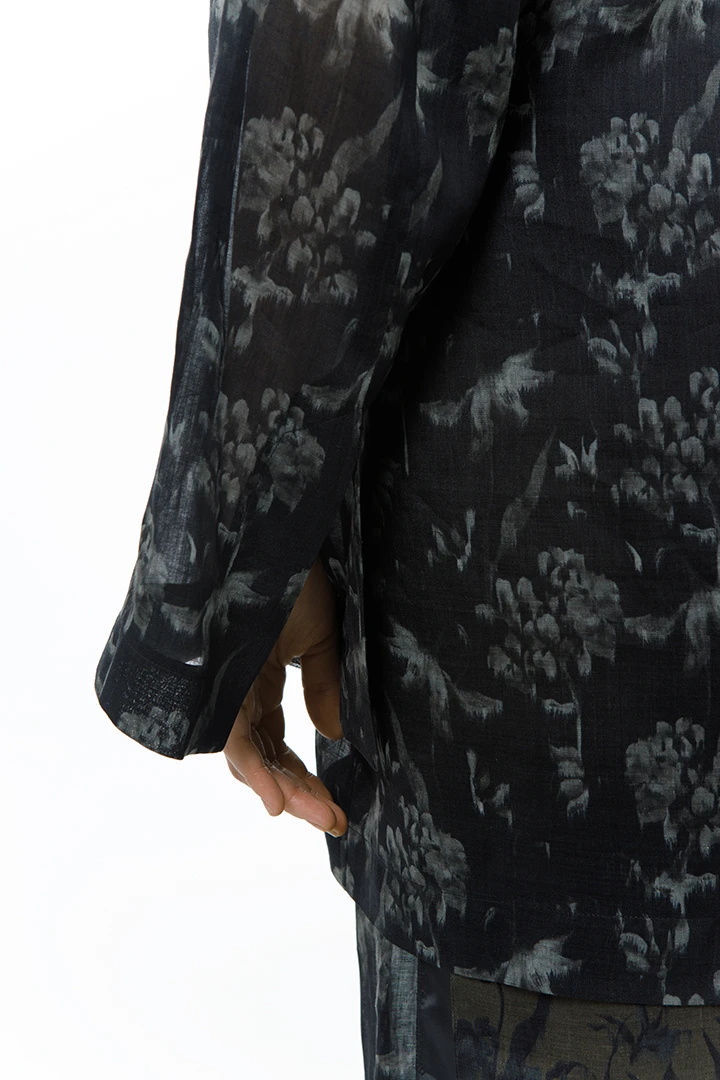 Жакет Literature ( Цвет Чёрный с принтом )