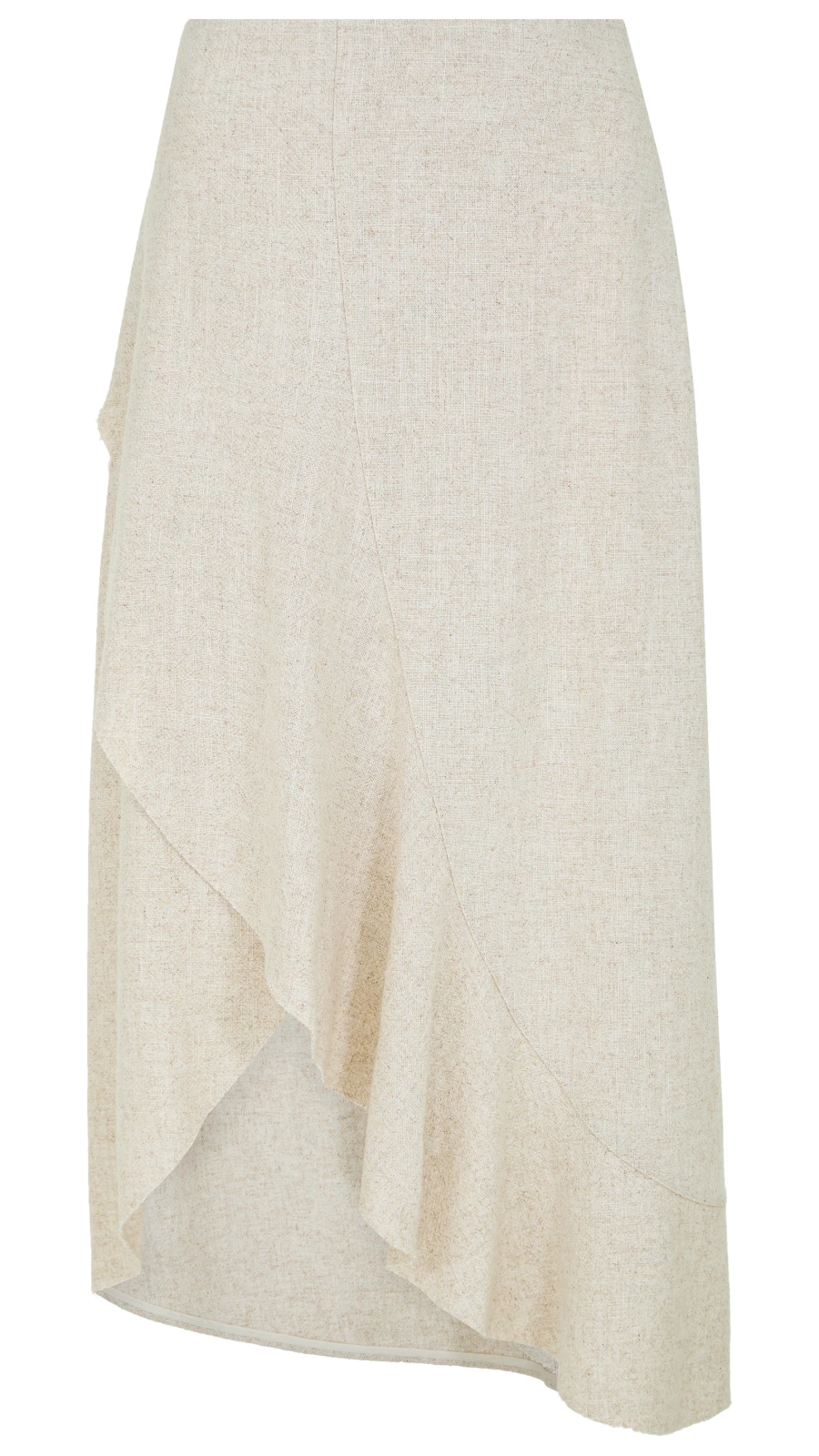 Юбка Agosto (Цвет Натуральный, Размер 44/S, Состав 70% вискоза, 30% лён)