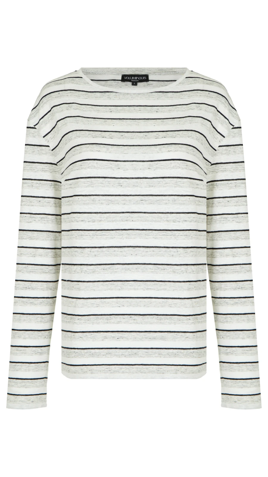 Лонгслив Dad's ( Цвет Серо-белая полоска )