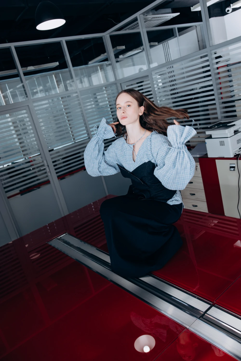 Юбка Internship  ( Цвет Тёмно-синий )