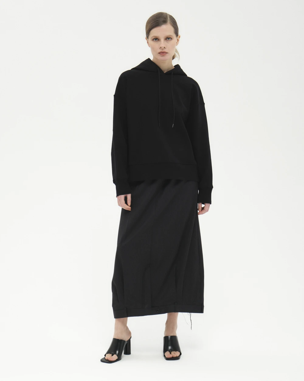 Худи Retta (Цвет Чёрный,Размер L,Состав 100% Хлопок)