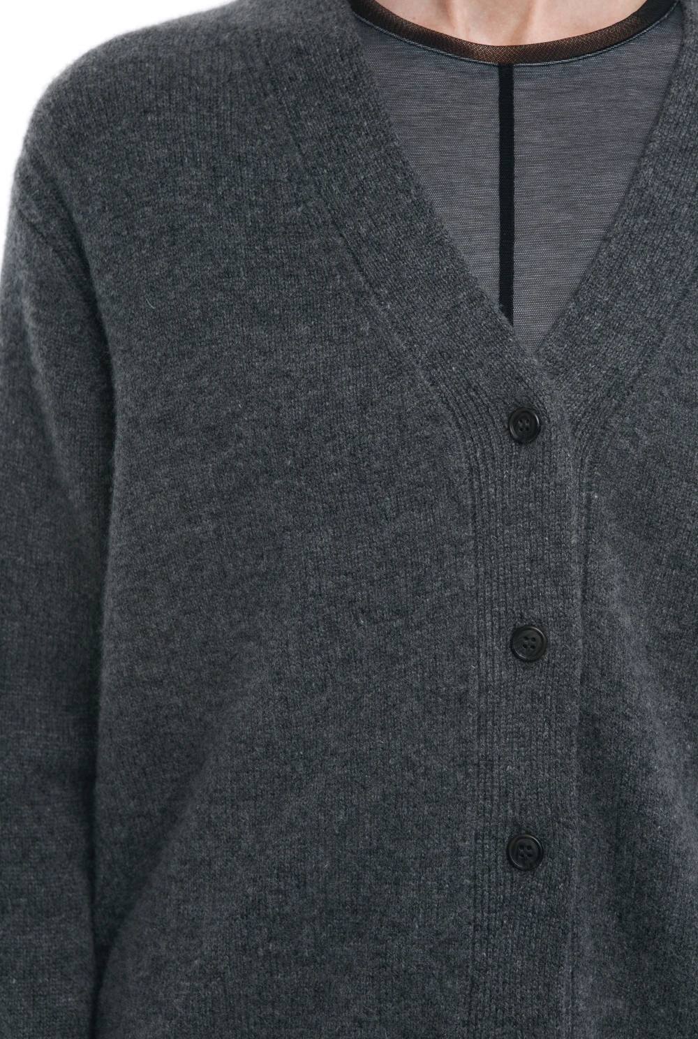 Кардиган Back To Black ( Цвет Серый меланж )