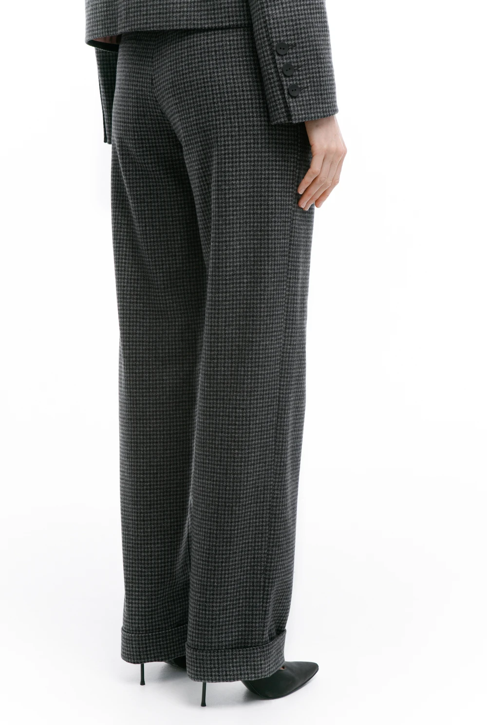 Брюки Tales (Цвет Серый в клетку, Размер 44/S, Состав 70% Шерсть, 30% Полиамид)