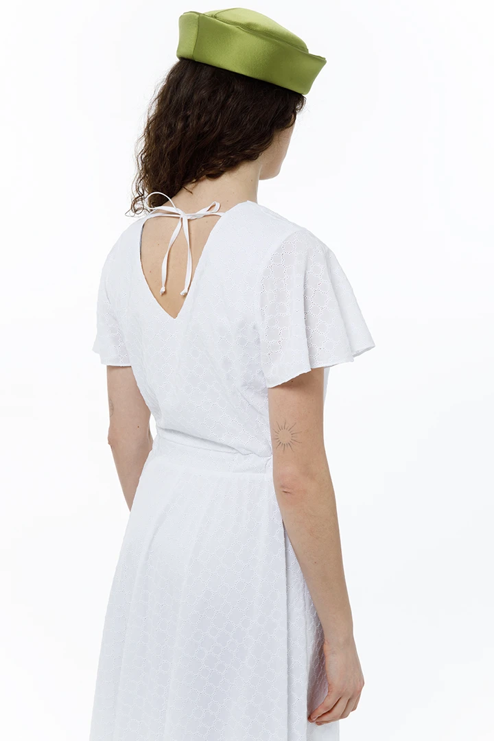 Платье Nymph (Цвет Белый, Размер 44/S, Состав 100% хлопок)