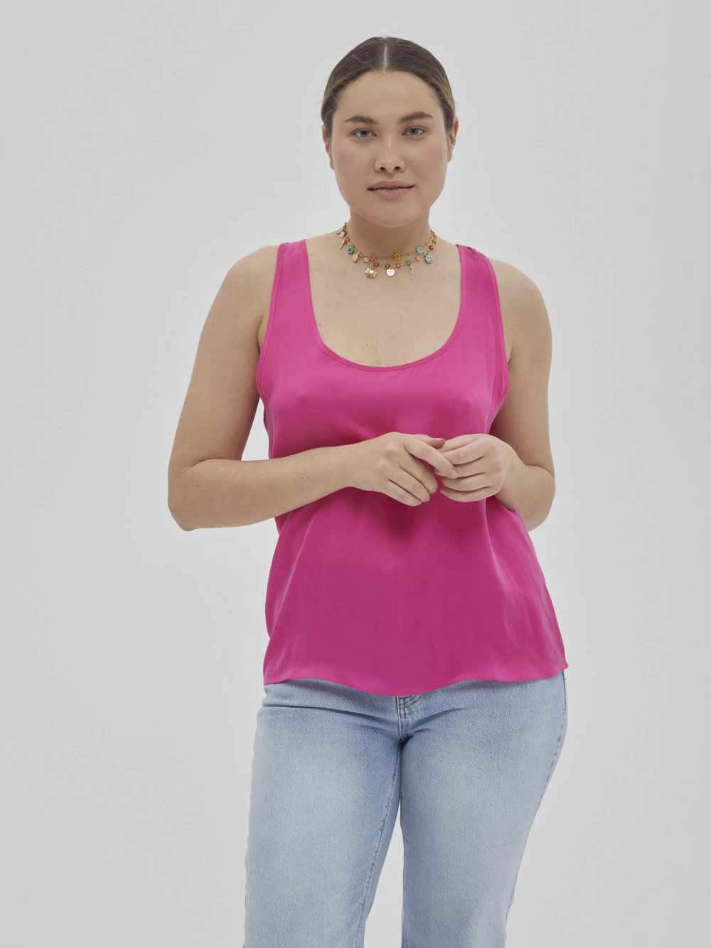 Топ Ruza (Цвет Розовый, Размер S, Состав 65% купро, 35% вискоза)