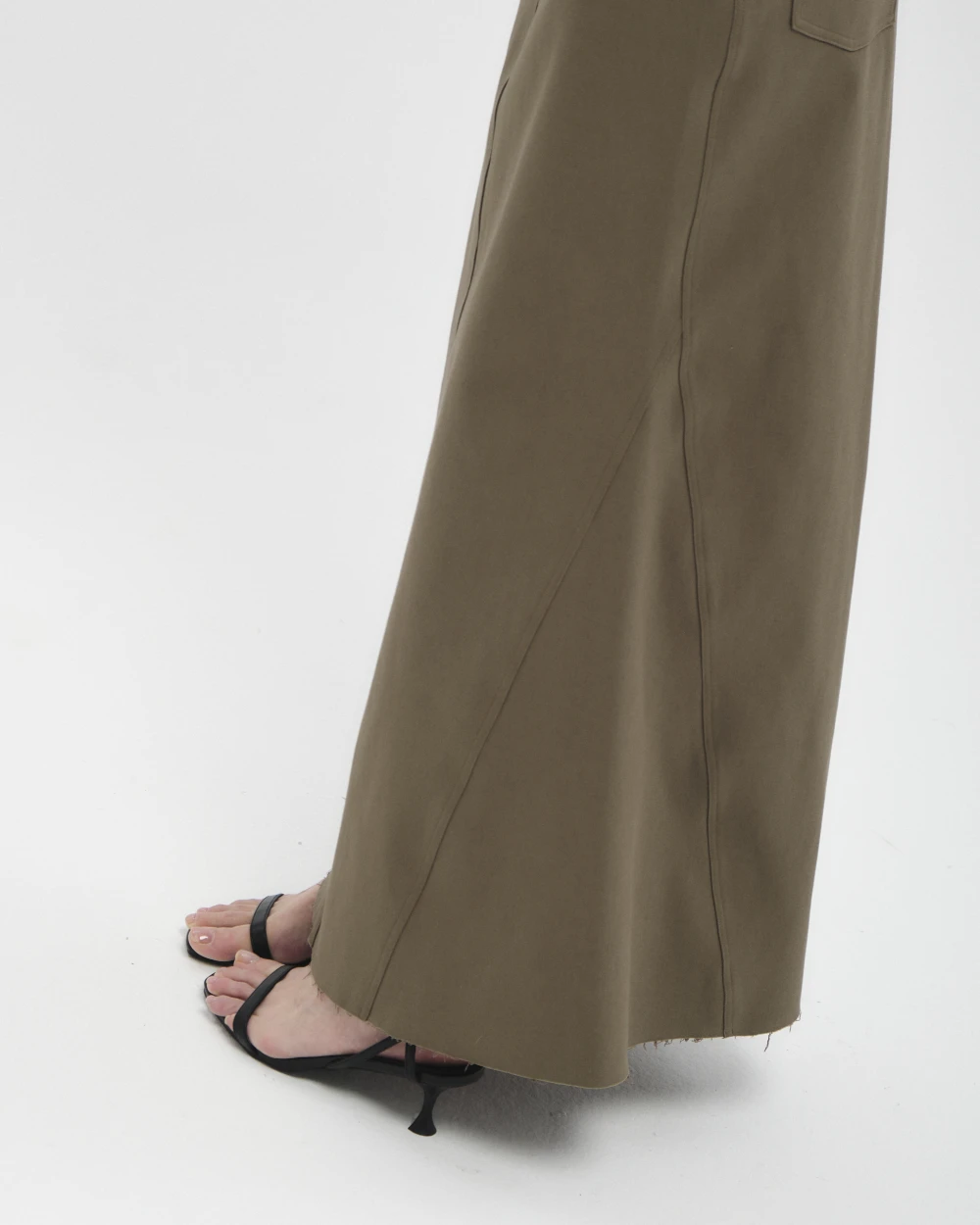 Юбка Como (Цвет Хаки, Размер M, Состав 96% хлопок, 4% эластан)