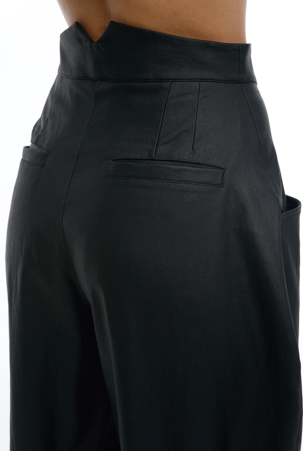 Брюки Nepman (Цвет Чёрный, Размер 44/S, Состав 6% Шерсть,2% Эластан,15% Ацетат,20% Полиэстер,57% Вискоза)