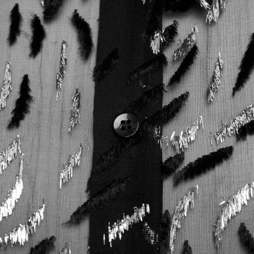 Блузка Elliot ( Цвет Чёрно-серебристый вихрь )