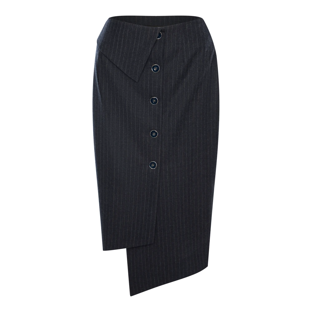 Юбка CEO of everything ( Цвет Тёмно-серый в полоску )