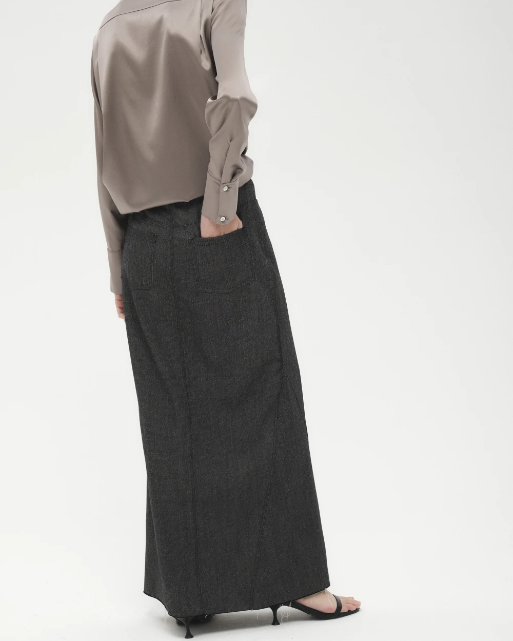 Юбка Como (Цвет Чёрный, Размер M, Состав 100% шерсть)