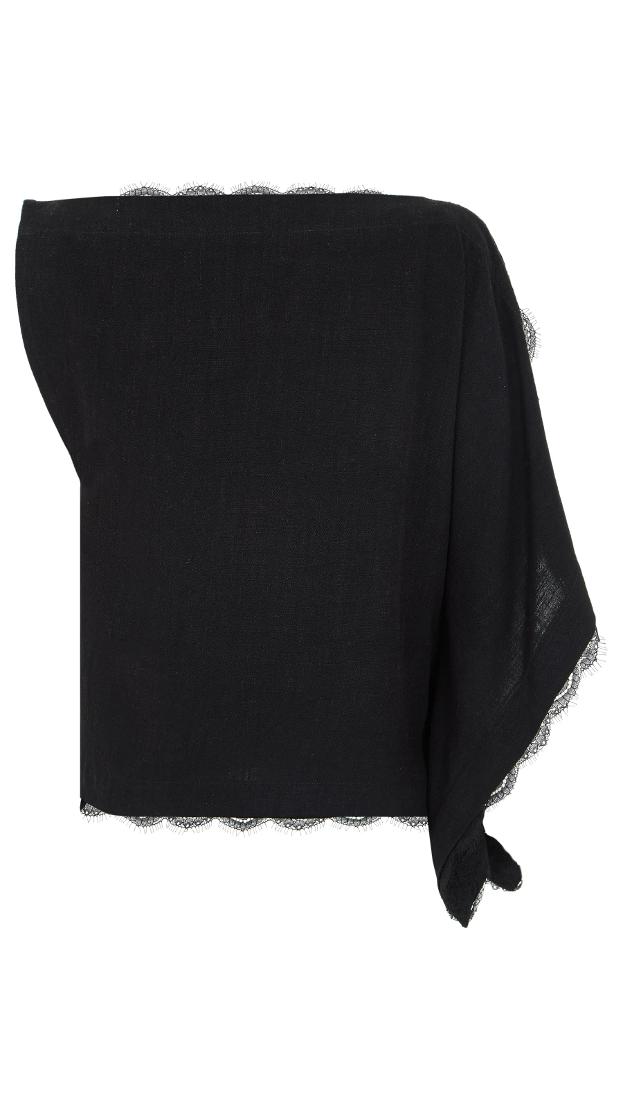 Топ July (Цвет Чёрный, Размер 50/XL, Состав 70% вискоза, 30% лён)