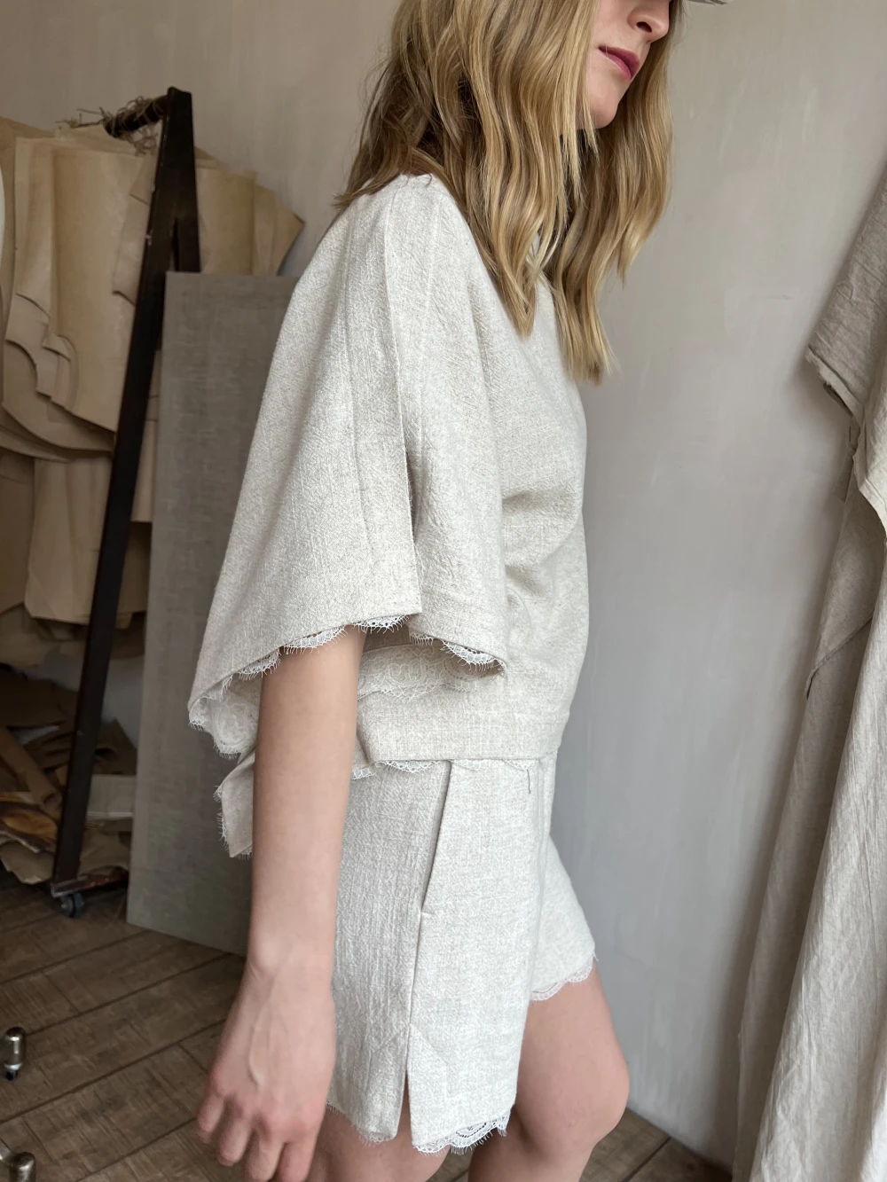 Топ July (Цвет Натуральный, Размер 42/XS, Состав 70% вискоза, 30% лён)