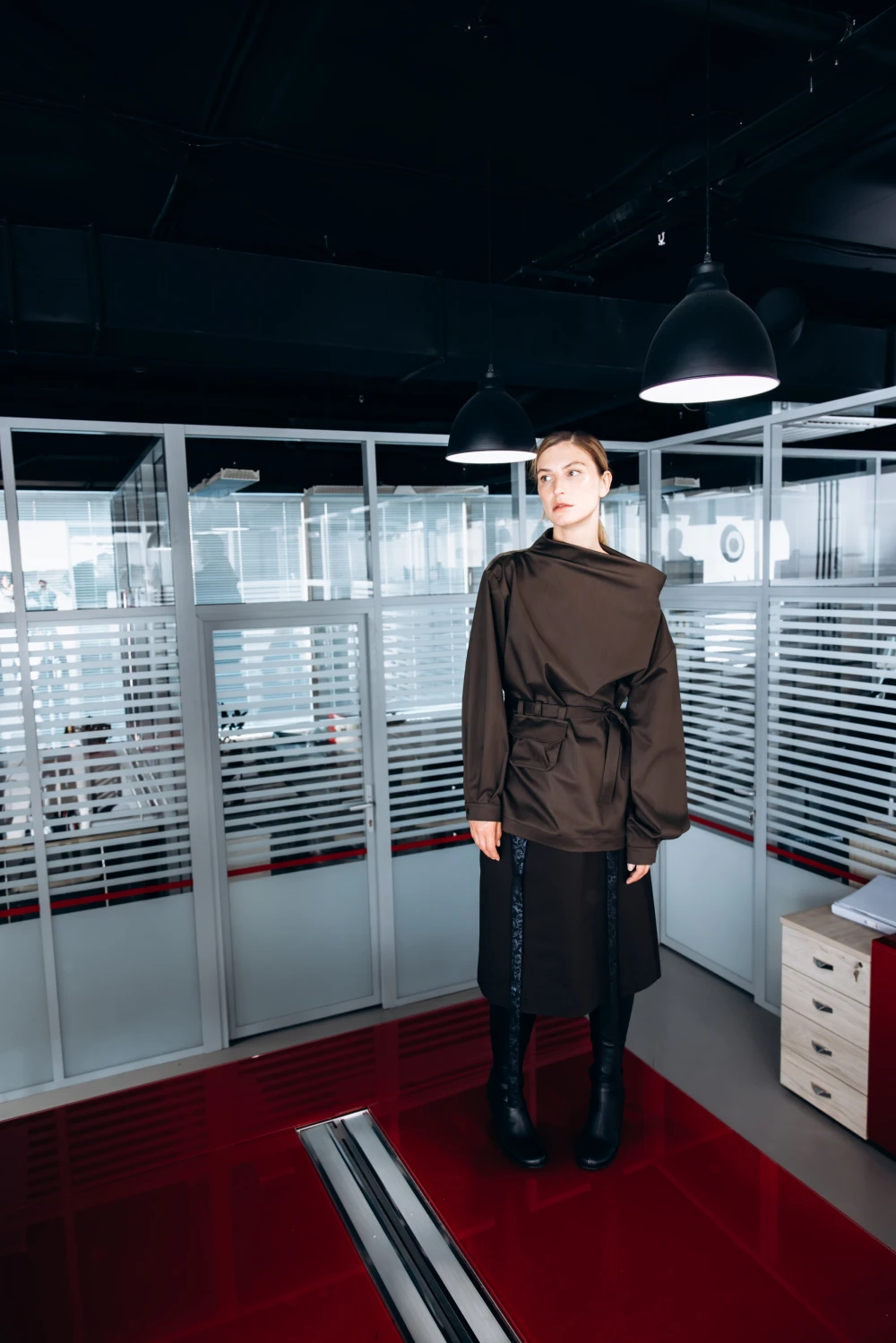 Юбка Newcomer ( Цвет Тёмно-коричневый )