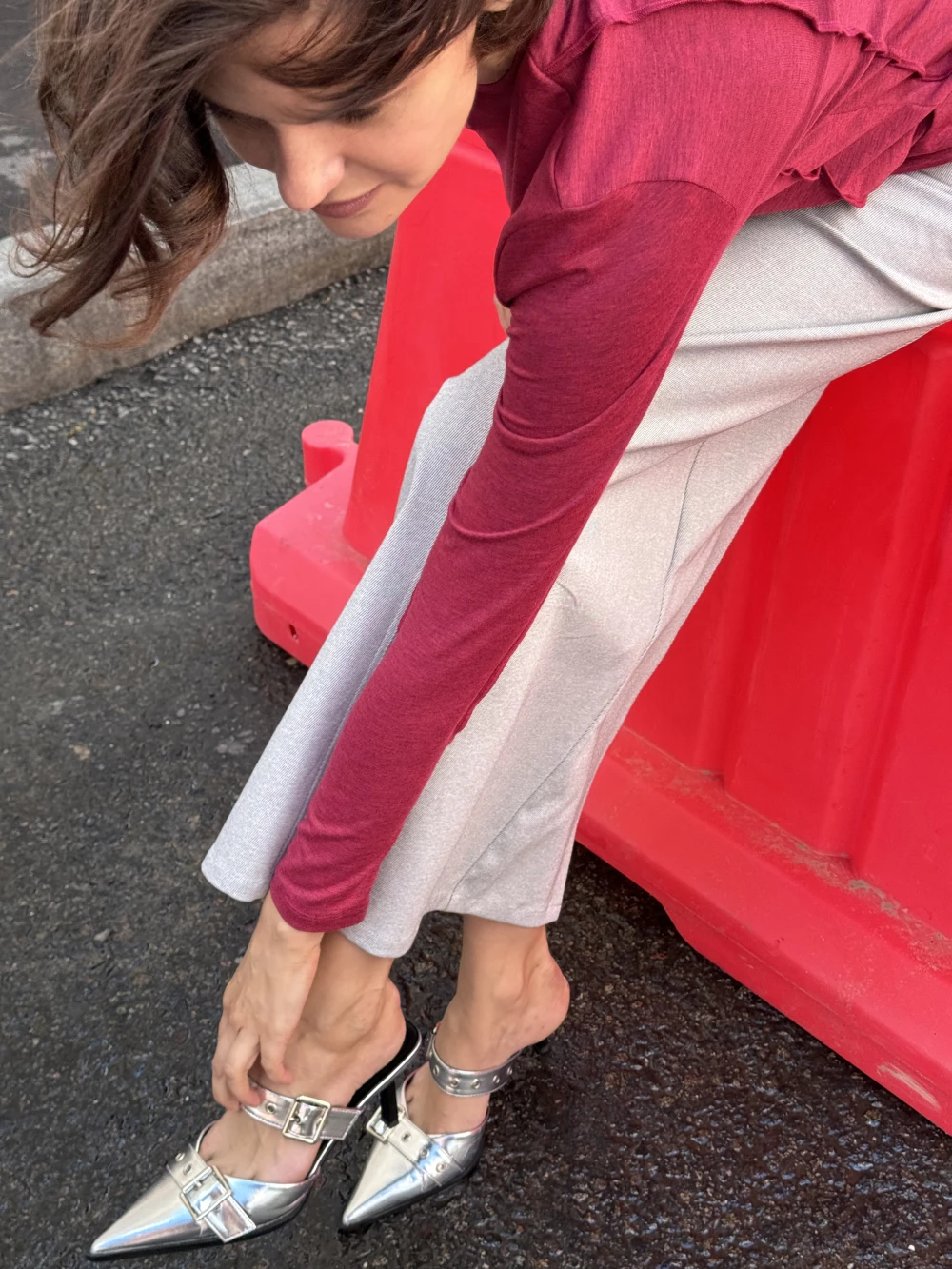 Юбка Qenti (Светло-серый, 48/L)