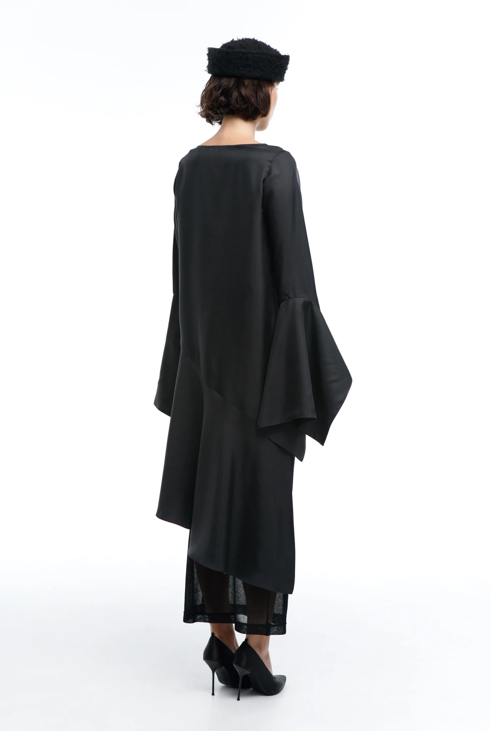 Платье Concession (Цвет Чёрный, Размер 44/S, Состав 100% шёлк)