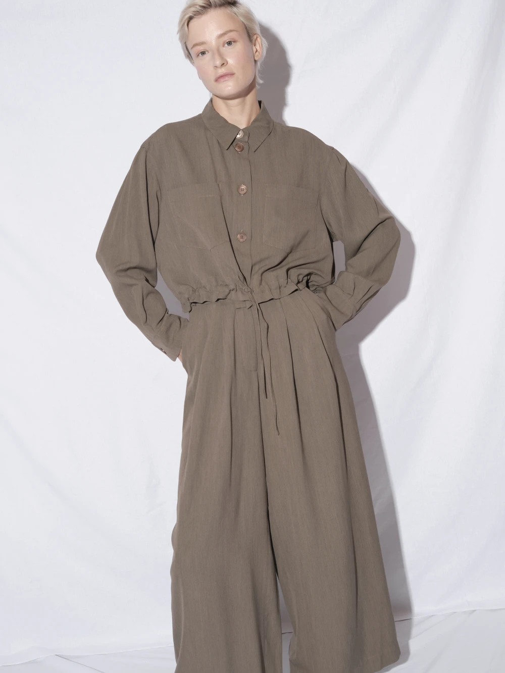 Костюм Luna (Цвет Хаки, Размер S, Состав 50% шёлк, 50% вискоза)