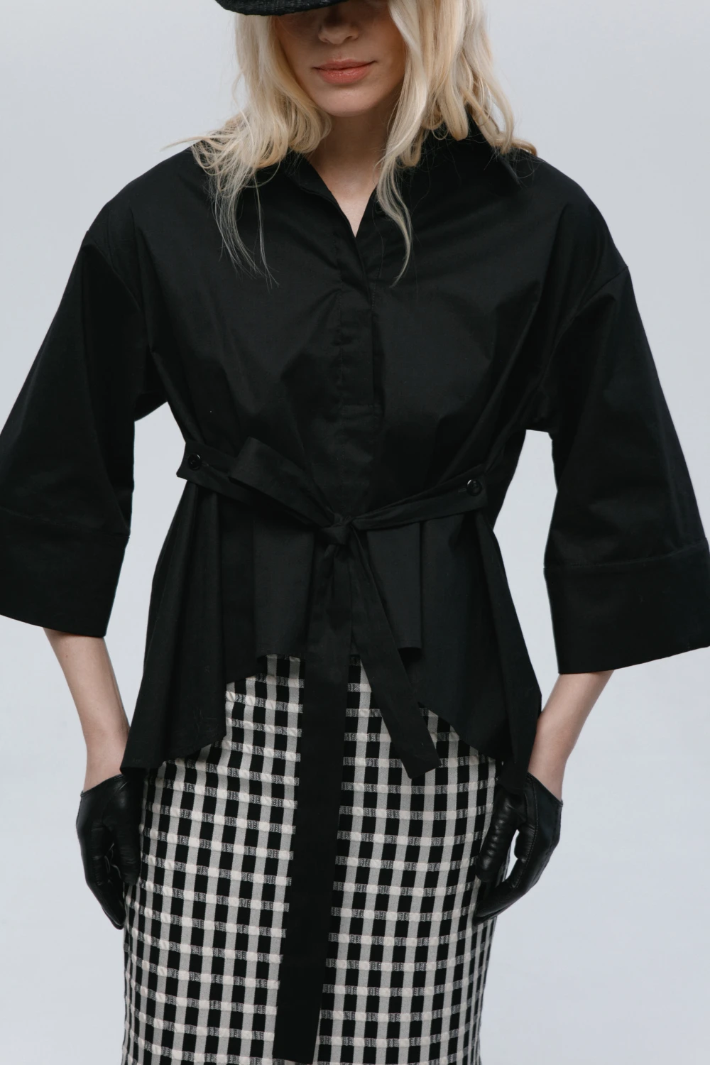 Блузка Kalina ( Цвет Чёрный )