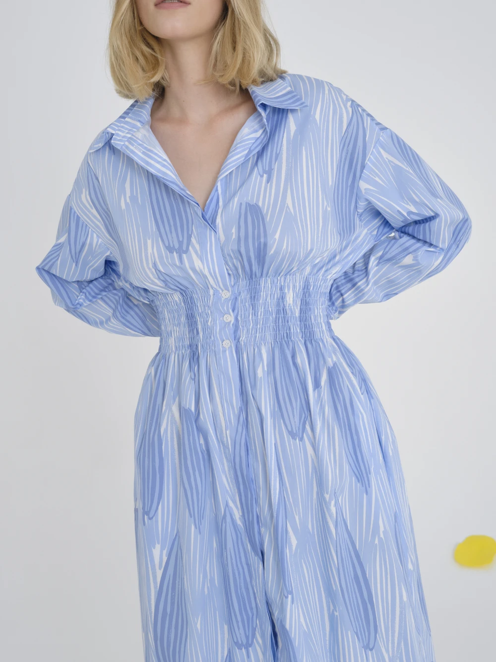 Платье Adeli (Цвет Голубые зёрна, Размер 44/S, Состав 100% хлопок)