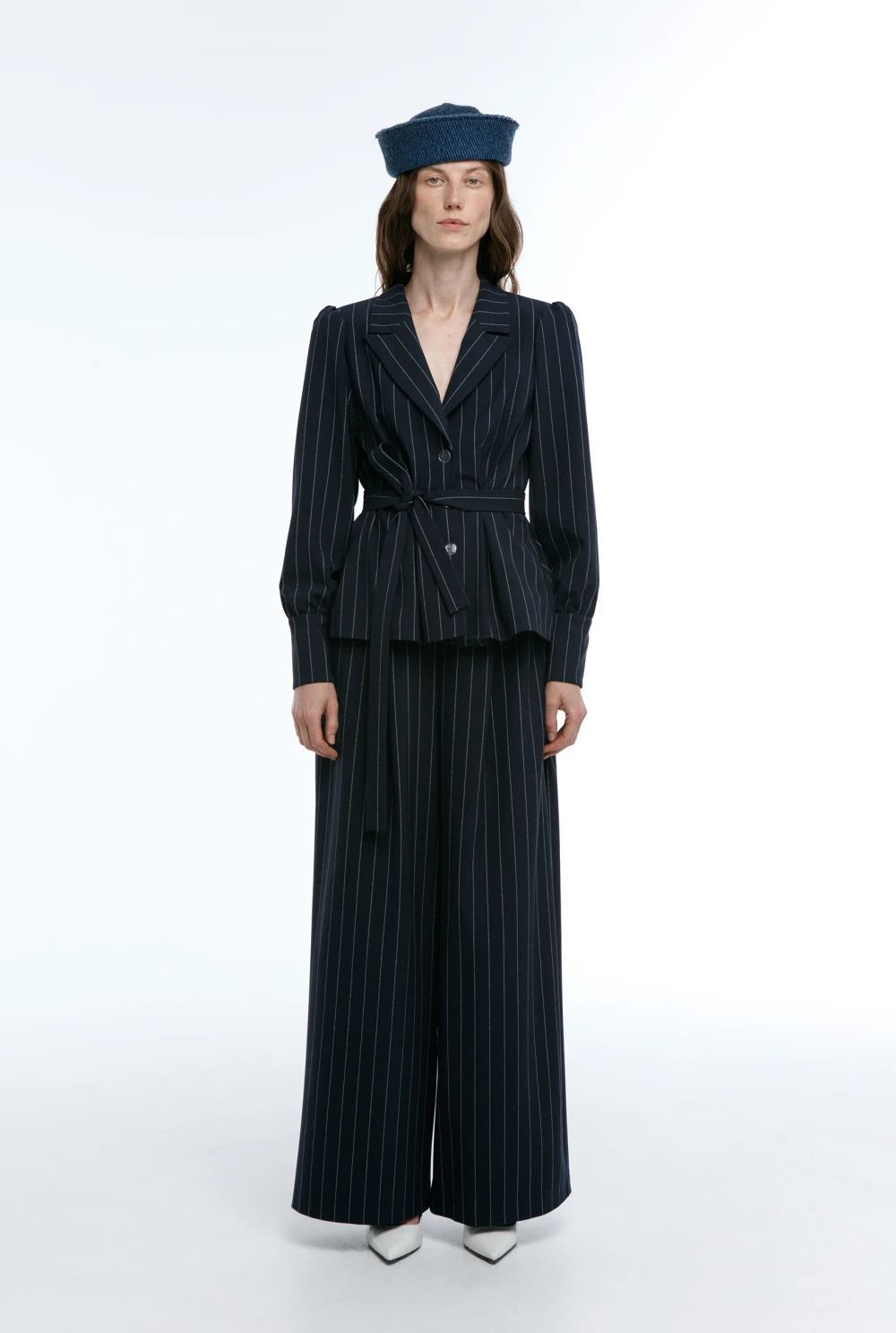 Брюки Time management ( Цвет Синий в полоску )