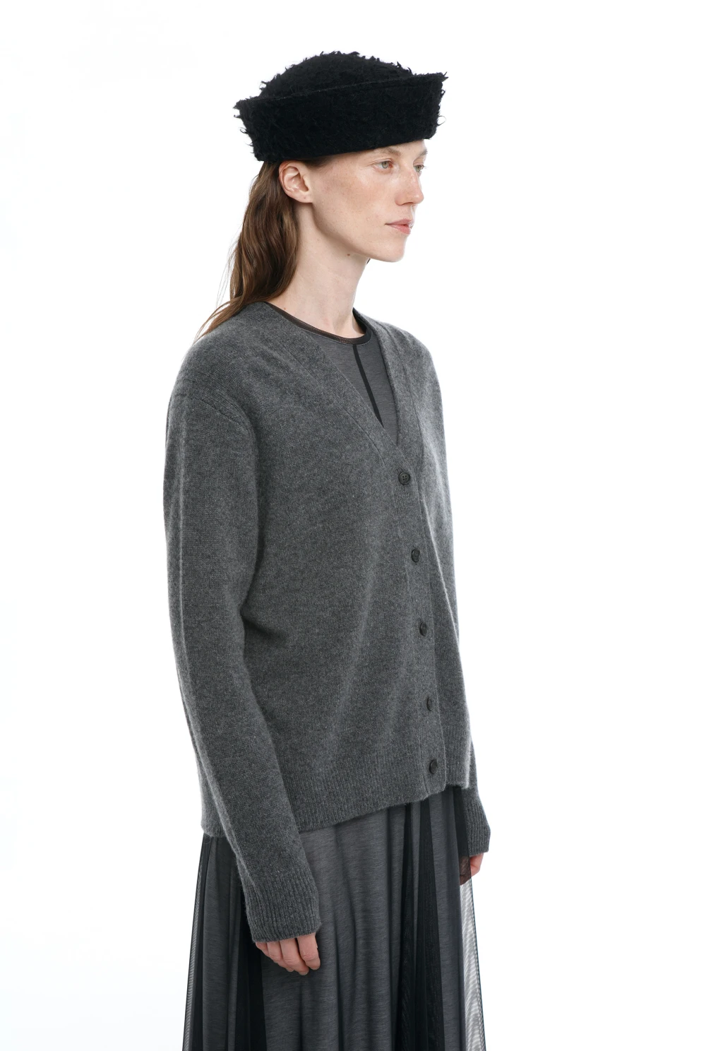 Кардиган Back To Black ( Цвет Серый меланж )