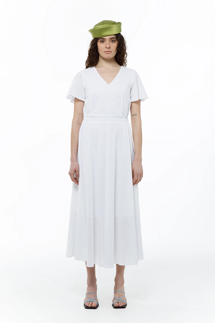 Платье Nymph (Цвет Белый, Размер 44/S, Состав 100% хлопок)