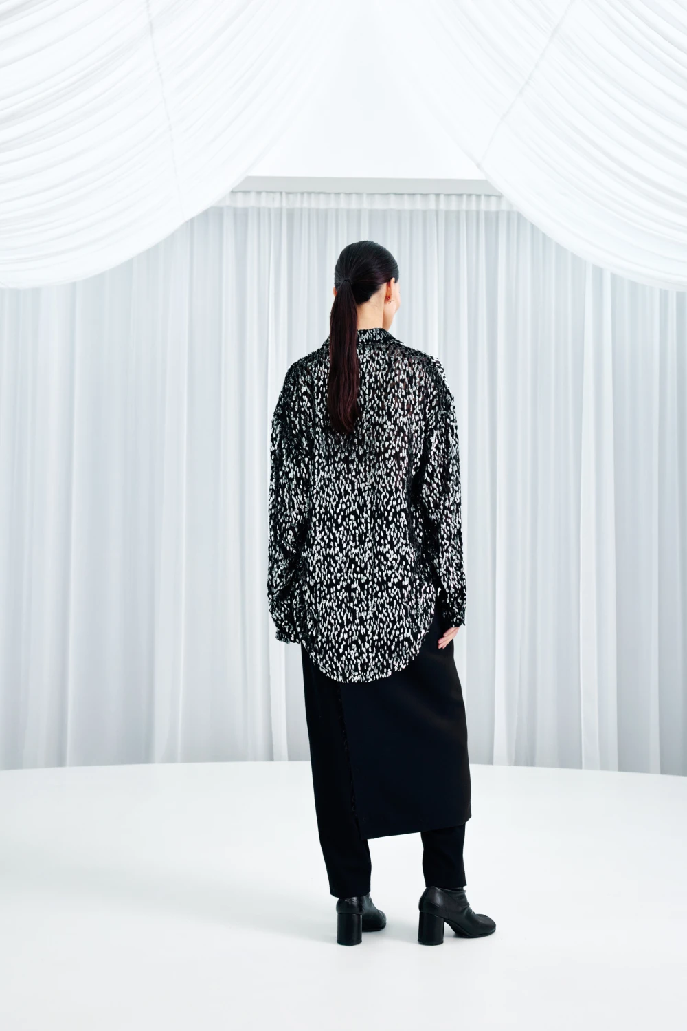 Блузка Elliot ( Цвет Чёрно-серебристый )