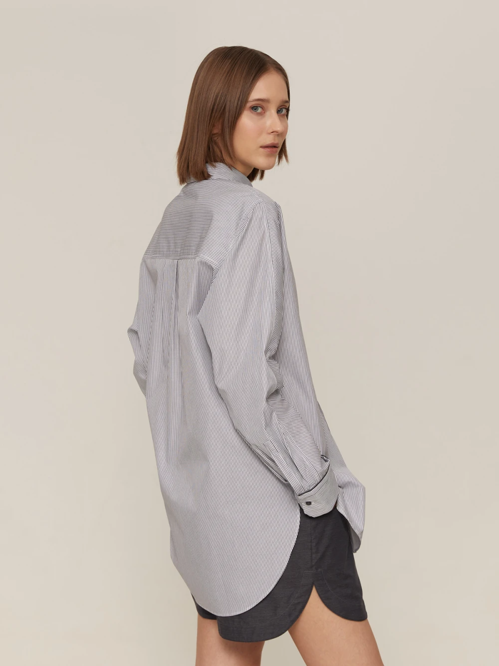 Костюм Atra (Цвет Чёрно-белый в полоску/серый, Размер S, Состав 100% хлопок)