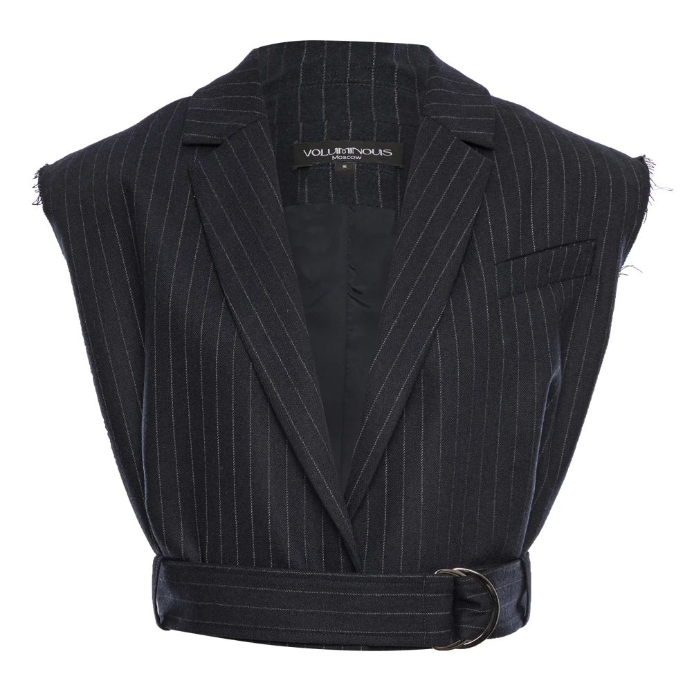 Жилет Meeting room (Цвет Тёмно-синий в полоску, Размер 44/S)