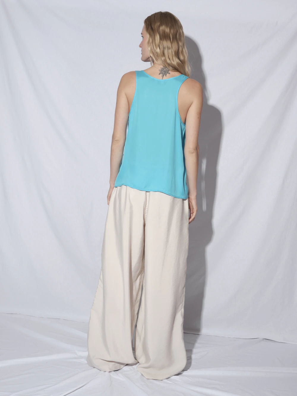 Топ Ruza (Цвет Голубой, Размер S, Состав 65% купро, 35% вискоза)