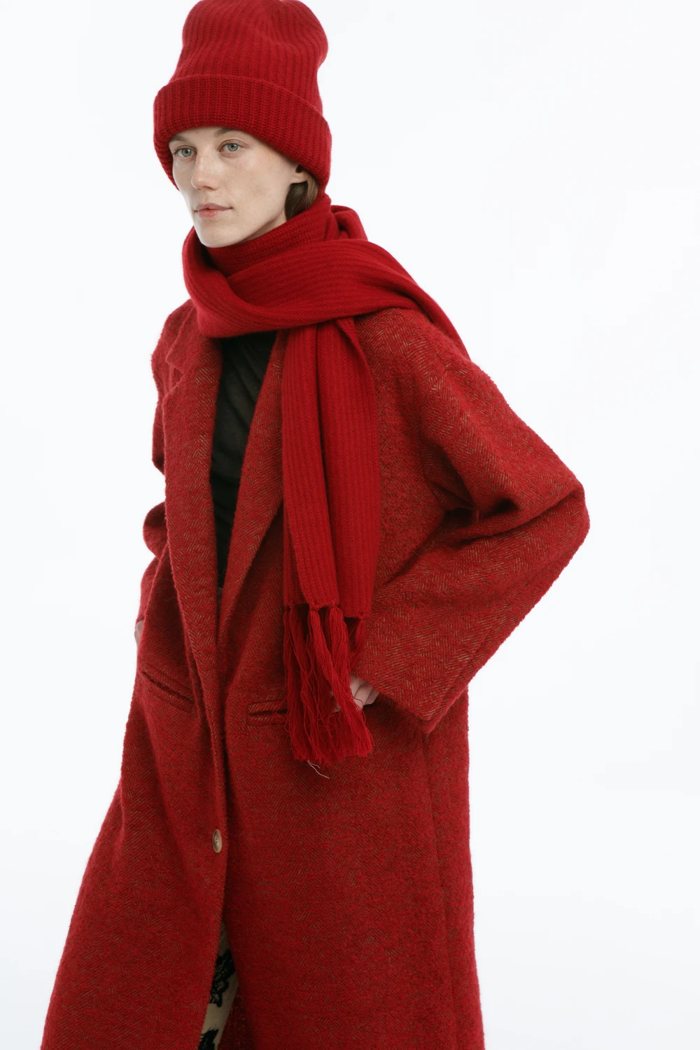 Шарф Echarpe ( Цвет Красный )